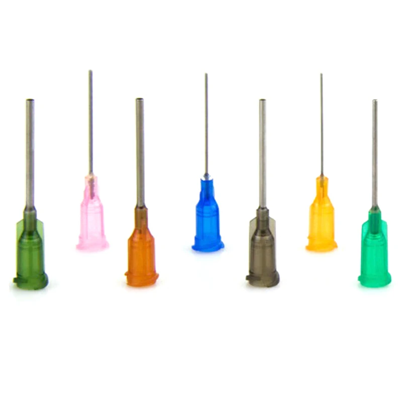 

10pcs Dispensing Screw Needles Tips For Liquid Dispenser Syringe 14GA,15GA,16GA, 18GA, 20GA, 21GA,22GA, 23GA, 25GA,27GA Gauge