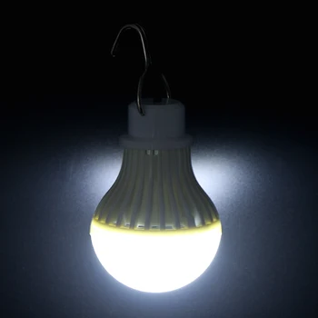 

5W LED Bulb Energy Saving Adjustable Portable Light Camping Outdoor Hiking 300lm