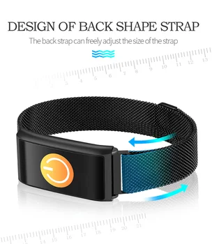 

R02 female fashion Bluetooth smart watch bracelet jewelry heart rate blood pressure oxygen monitoring fitness tracker PK X3