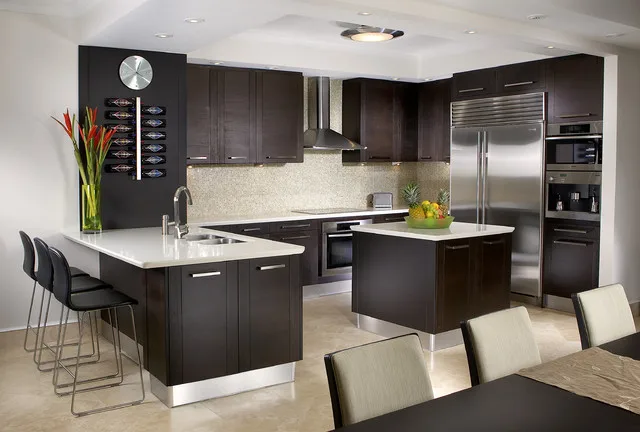 

Latest design wooden kitchen cabinets