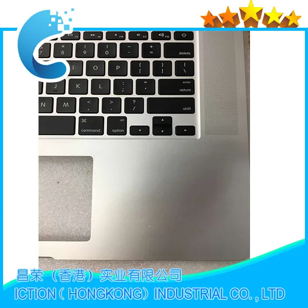 Original A1398 Top case with US keyboard For MacBook Pro 15