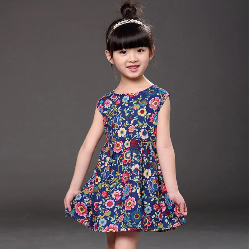 Value Kids Retail Baby girls dresses summer cotton child dress girl kid