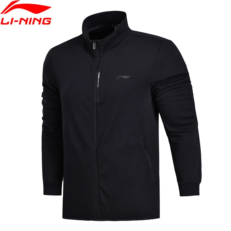 Li Ning Men FZ Knit Top Training Sweater Slim Fit Comfort font b Fitness b font