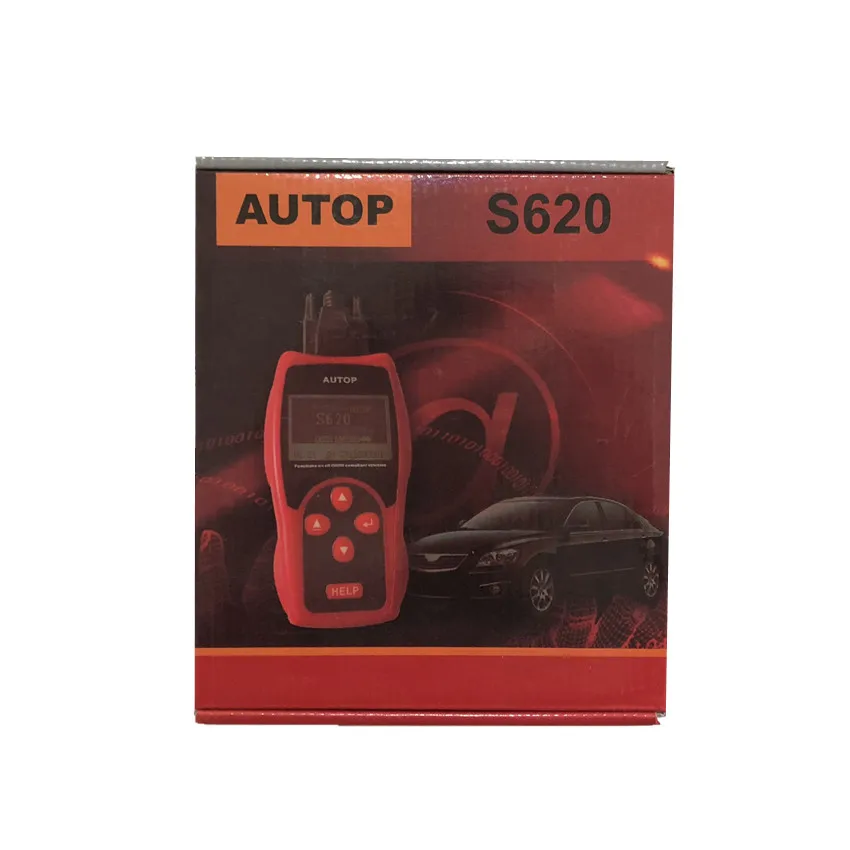 10 шт./лот DHL Бесплатная AUTOP S620 OBDII считыватель кода EOBD AUTOP S 620 сканер штрих-кода авто OBD2 диагностический инструмент