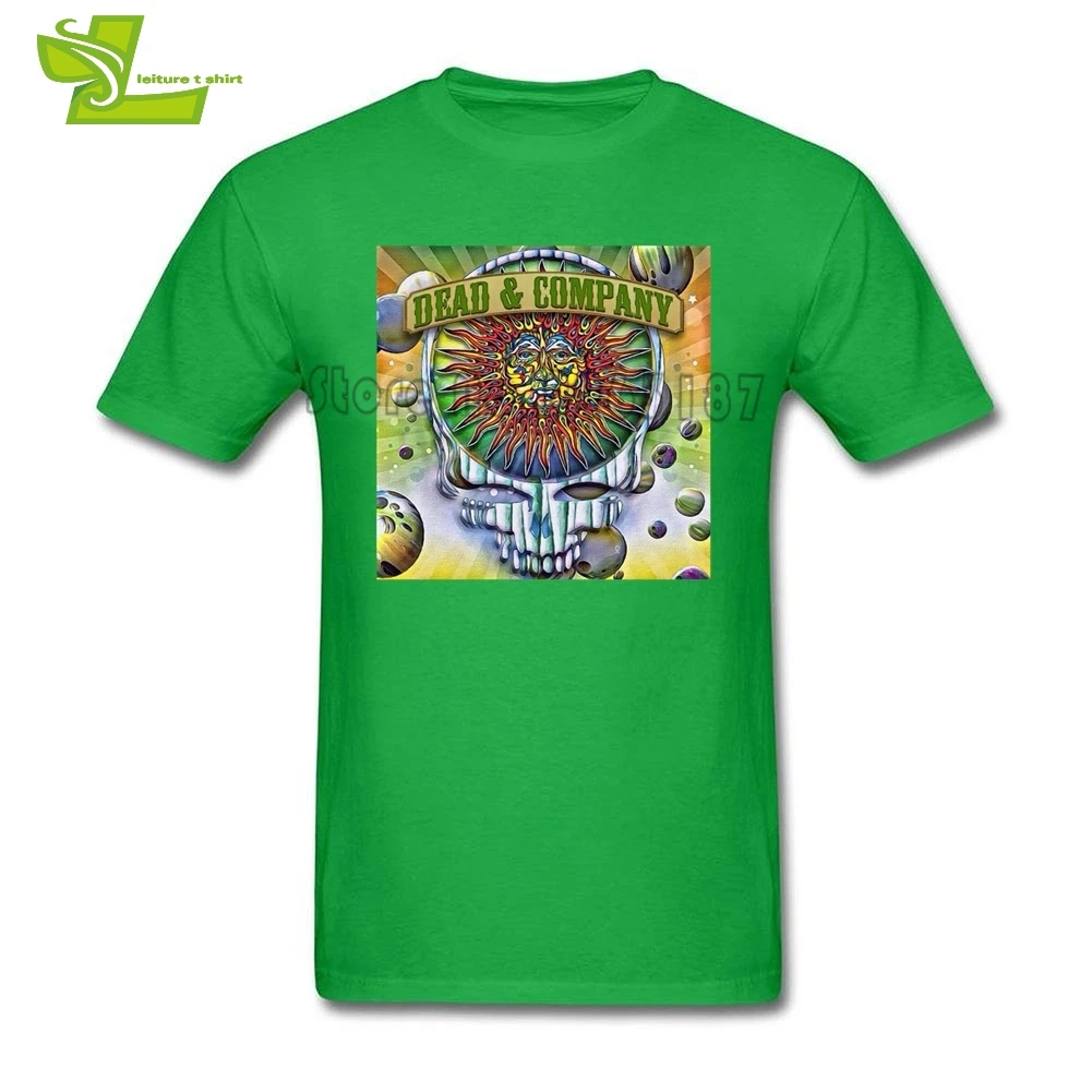 Футболка мужская с надписью Dead and Company популярная тренировочная тенниска grateful dead