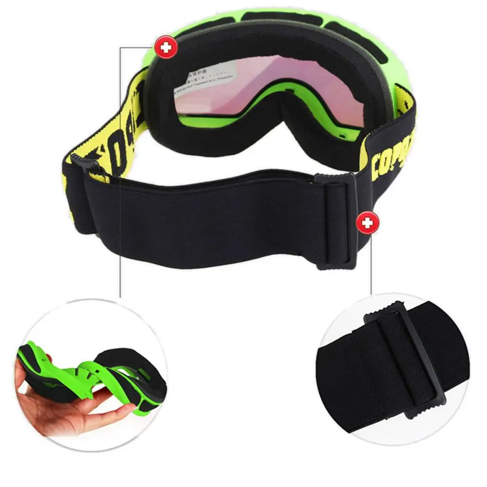 COPOZZ niños gafas de esquí doble UV400 máscara Anti-niebla gafas de esquí niñas niños Snowboard gafas COPOZZ niños gafas de esquí doble UV400 máscara Anti-niebla gafas de esquí niñas niños Snowboard gafas