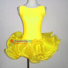 Желтая/красный/розовый/синий/зеленый Костюмы для латиноамериканских танцев платье для танцев для детей Обувь для девочек Костюмы для бальных танцев Танцы Костюмы для латиноамериканских танцев A танго платье детские костюмы