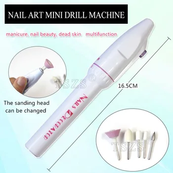 

1 pcs/lot nail art mini size portable electric drill machine nail manicure tool