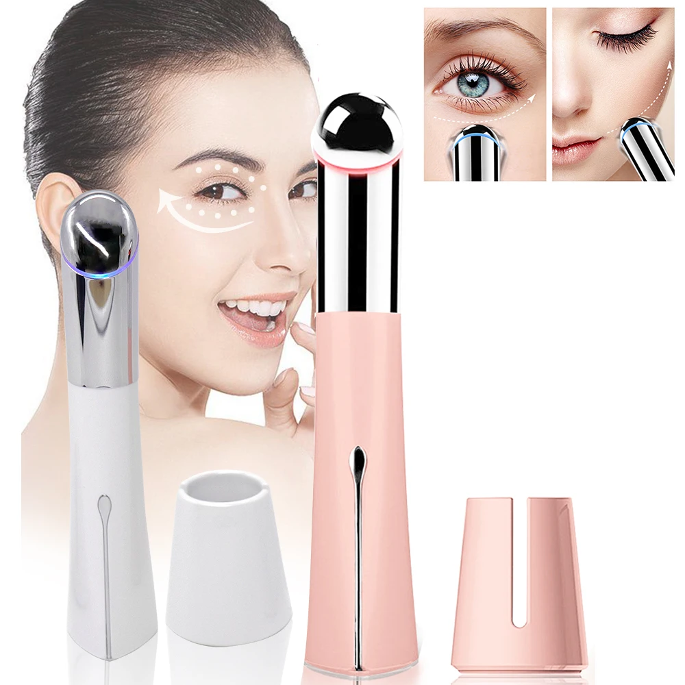 

Face Eye Massager Soin Visage Lifting Wrinkle Anti Aging Dark Circles Machine Ultrasonido Vibration Beauty Face Skin Care Tools