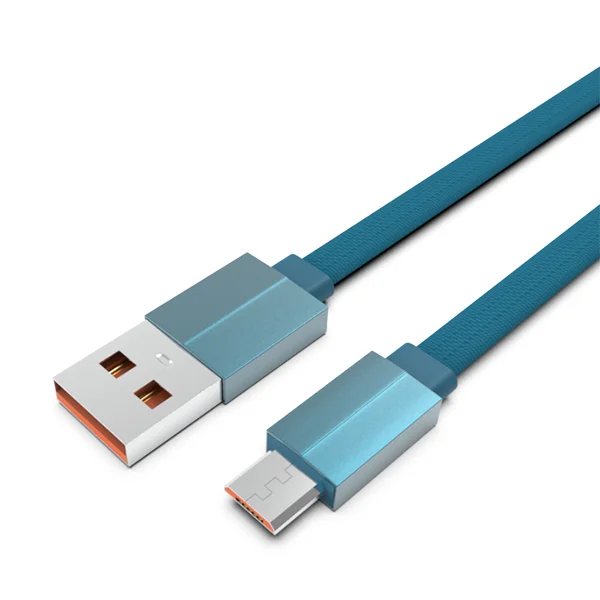 2 м/3 м 3A Micro USB кабель для быстрой зарядки и Microusb Зарядное устройство Шнур для samsung S7 Xiaomi Redmi Note 5 Pro 4 планшет кабели для мобильных телефонов - Цвет: Синий