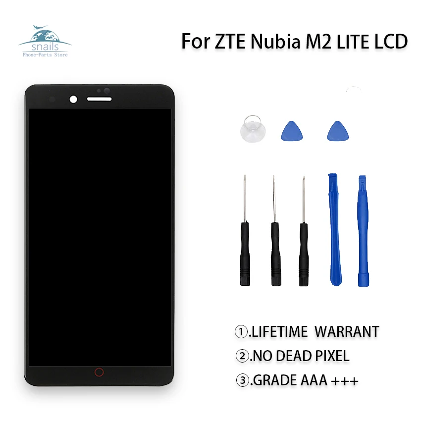 

LCD Display For ZTE Nubia Z11 mini NX529J Touch Screen Digitizer For ZTE Nubia Z11 mini NX529J LCD Screen LCD Free Tools