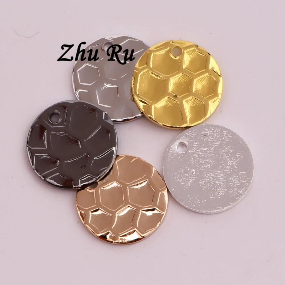 10pcs ZHU RU 12mm Charms round Spherical surface Pendants