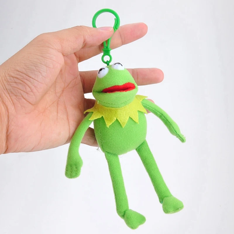16cm Plush Frog Key Chains Doll Stuffed Animal Pendant Plush Frog Doll