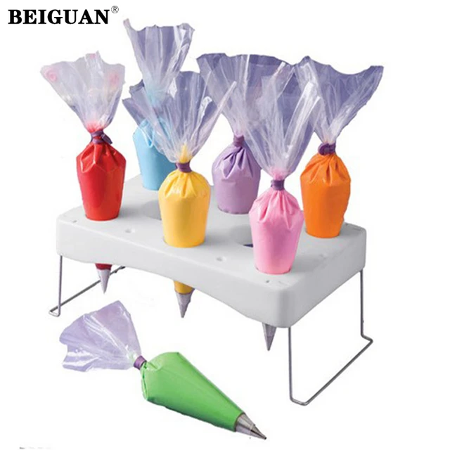 Pastry Bag Stand Nozzle Decorating Tips Stand Icing Tip Organizer Pastry  Bags Support Stand for Cake Decorating Tool Baking Tool - AliExpress