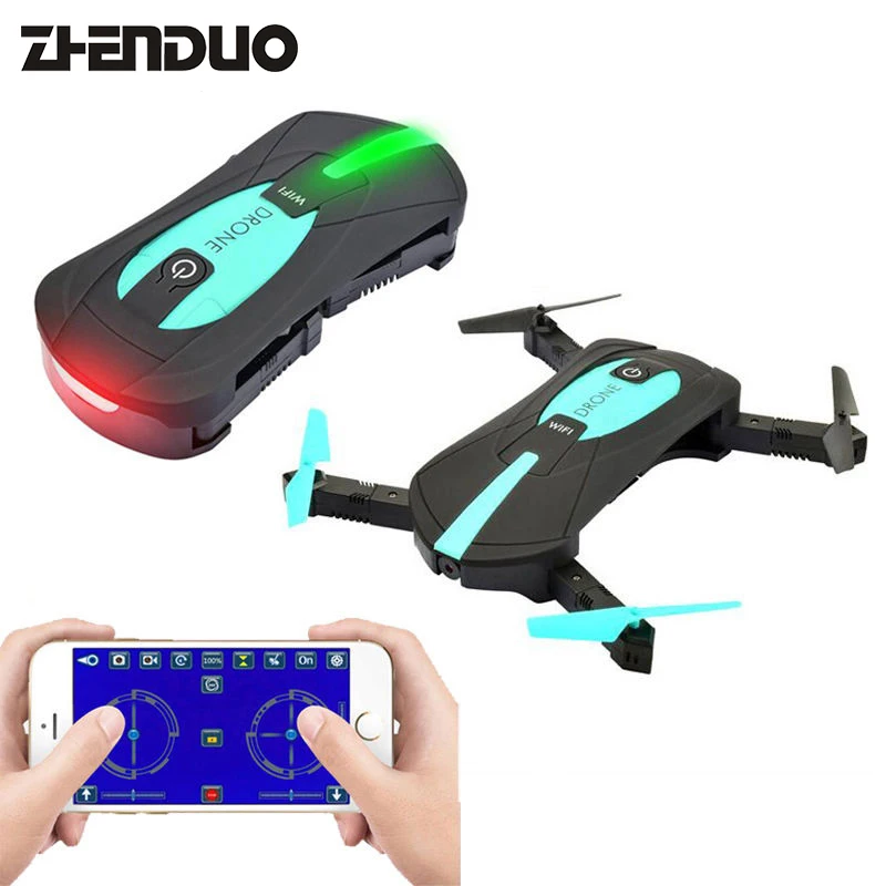 

ZhenDuo Toys JY018 WiFi FPV Quadcopter Mini Foldable Selfie Drone RC Drones Helicopter