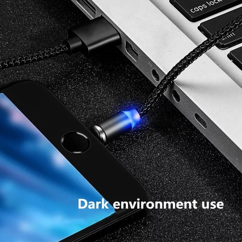 ! Магнитный светодиодный зарядный кабель ACCEZZ Micro USB для телефона Samsung S7 S6 S5 Note5 Xiaomi 4