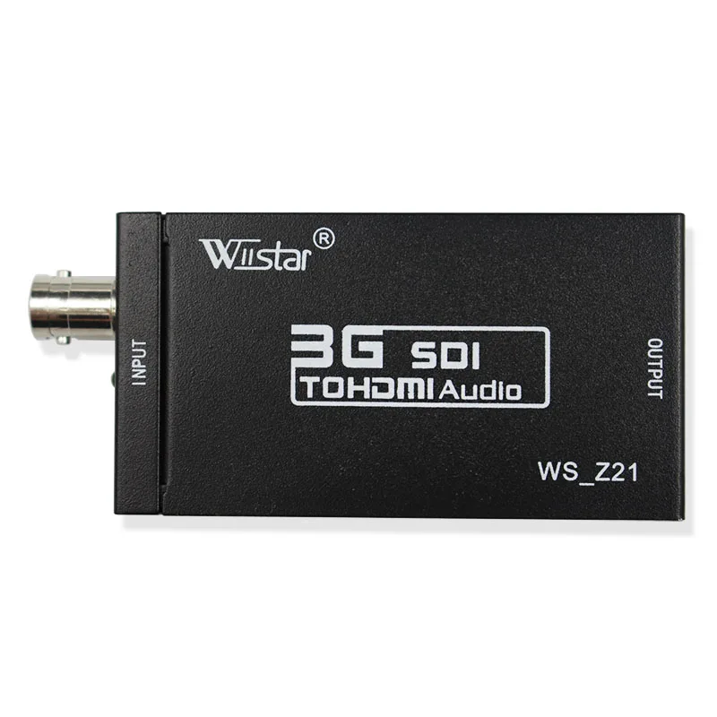 Wiistar Mini HD 3G SDI в HDMI конвертер адаптер 1080P Поддержка SDI/3G сигналы SDI2HDMI с адаптером