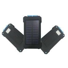 1 шт. 14,9 см x 7,4 см x 1,8 см DIY водостойкий двойной USB+ без батареи Солнечный светодиодный 50000 мАч power Bank зарядное устройство чехол Комплект