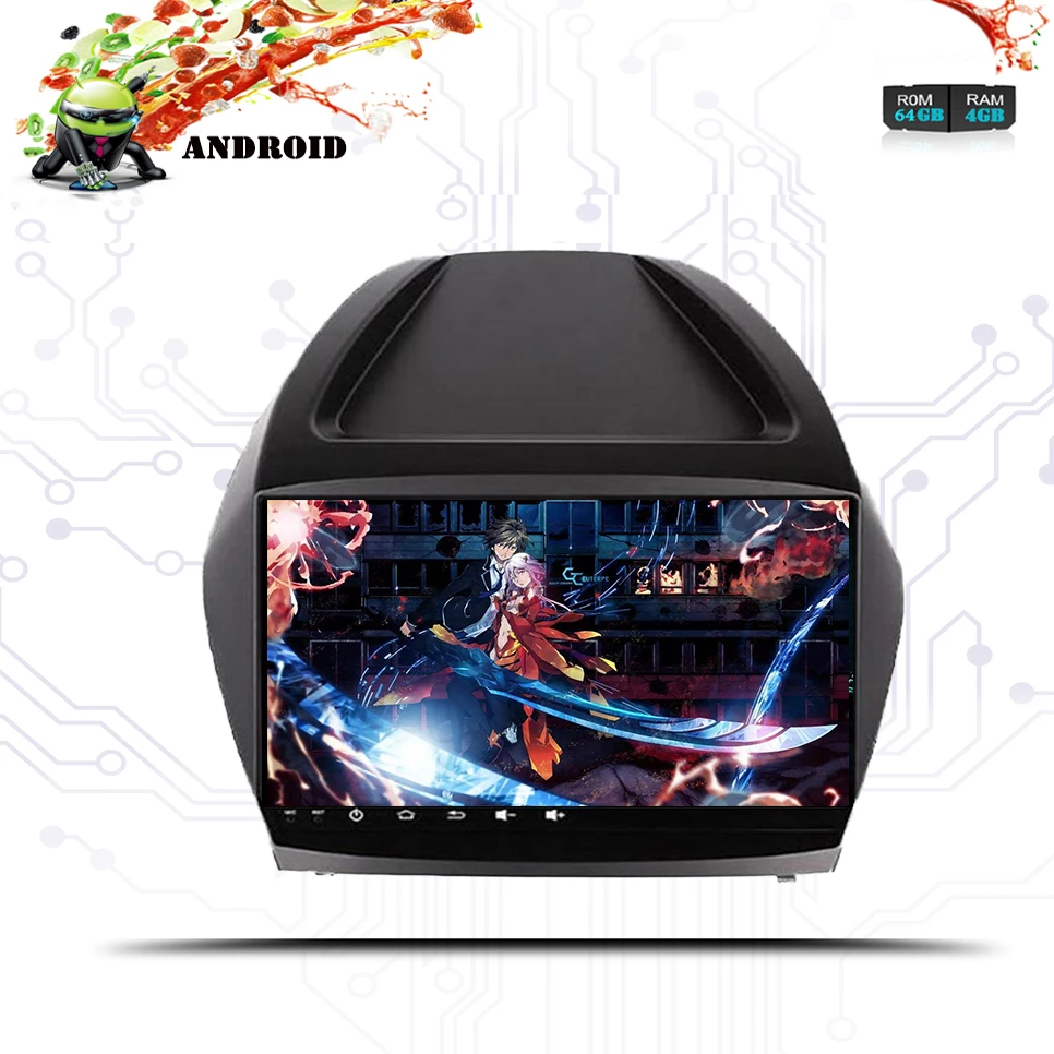 9 ''HD 1024*600 IPS Android 0 64 ГБ Автомобильный dvd видео радио музыка А/в gps ГЛОНАСС система