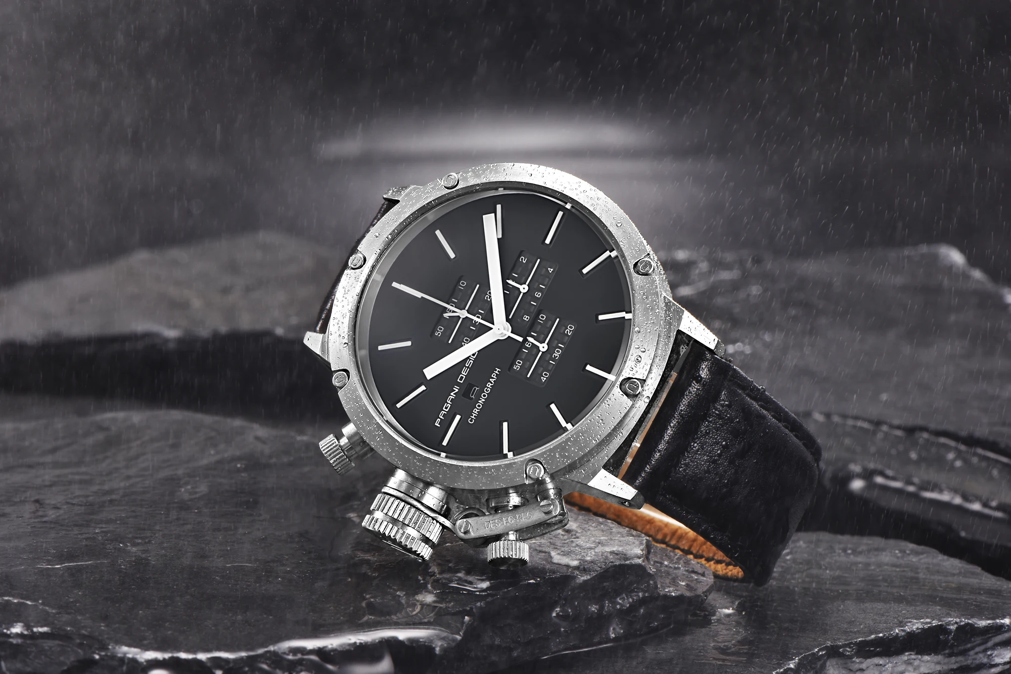PAGANI Дизайн Спортивные часы для мужчин погружение многоцелевой Уникальный инновационный хронограф часы многофункциональные водонепроницаемые автоматические часы с датой
