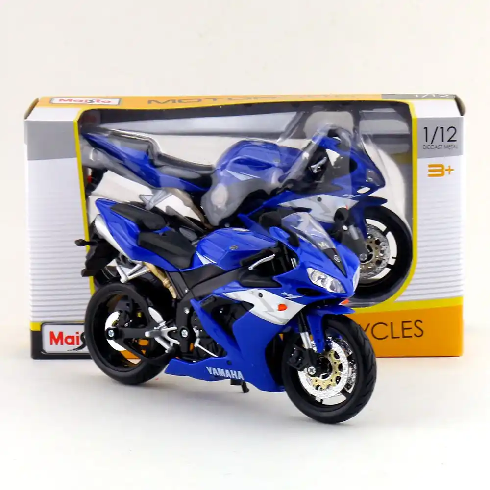 Free Shipping Maisto Toy Cast Metal Motorcycle Model 1 12 Scale Yamaha Yzf R1 Supercross Educational Collection Gift For Kid Toys Modelmetal Aliexpress Free Shipping Maisto Toy Cast Metal