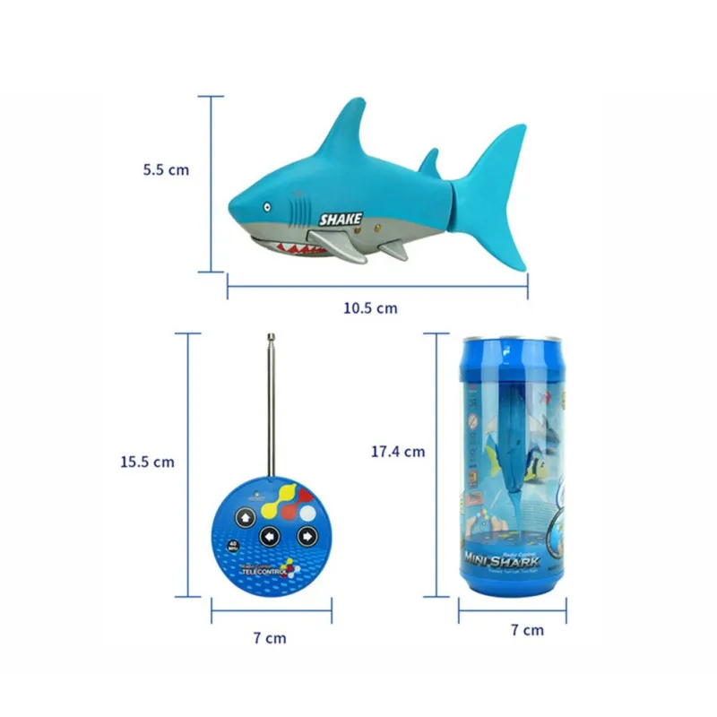 Children Canned Remote Control Small Shark Kids educational Toys Baby Cute RC Animals