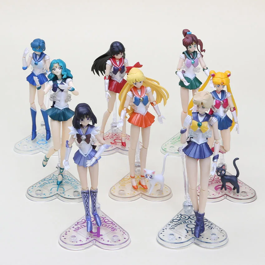 japanese action figure anime cute carton Interchangeable Face Sailor