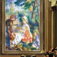 Пользовательские печати DIY ткань и текстильные обои для стен Ретро хлопок и лен Европейский прихожей коридорный фон Топ