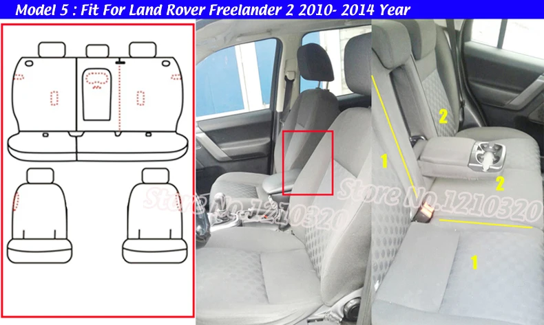 AUSFTORER коровьей чехлов сидений автомобилей для Land Rover freelander 2 место кожаный чехол подушки протекторы поддерживает аксессуары