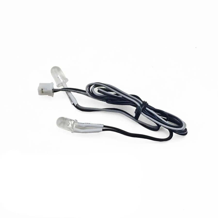 

5MM LED Double White Light Single Interface For 1/10 RC Toys Car Axial Scx10 II Tamiya CC01 Traxxas Trx4 4WD D90 Accessories