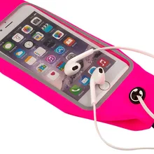 100 шт/партия 5," водонепроницаемый спортивный пояс унисекс для iPhone 6 plus Беговая Спортивная поясная сумка
