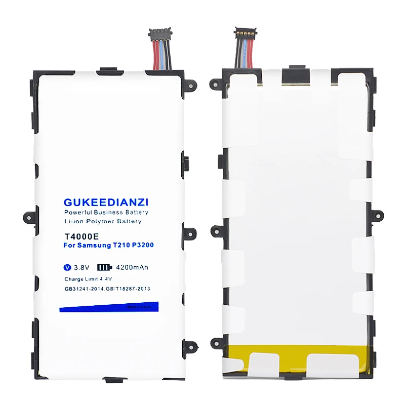 6000mA T4000E Аккумулятор для планшетов Samsung Galaxy Tab 3 7 0 SM T210 T211 T15 GT P3210 P3200 перезаряжаемые
