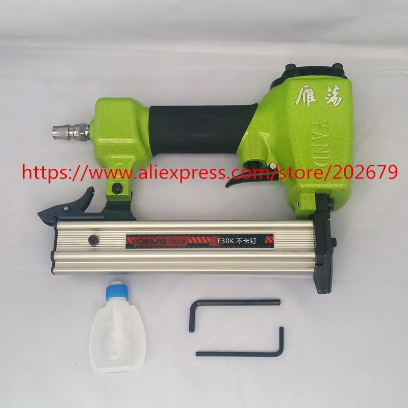 

Air Nailer Gun Straight Nail Gun Pneumatic Tools Air Tools Nail Gun F30 GREEN F-30 Air Nailer Gun