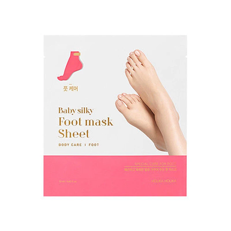 

HOLIKA HOLIKA Baby Silky Foot Mask Sheet Foot Peeling Renewal Foot Mask Remove Dead Skin Smooth Exfoliating Socks Foot Care