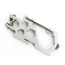 MUQGEW Открытый скалолазание и путешествие на выживание полезное оборудование полиспаст карабин из нержавеющей стали Открывалка Открытый Мульти-инструмент