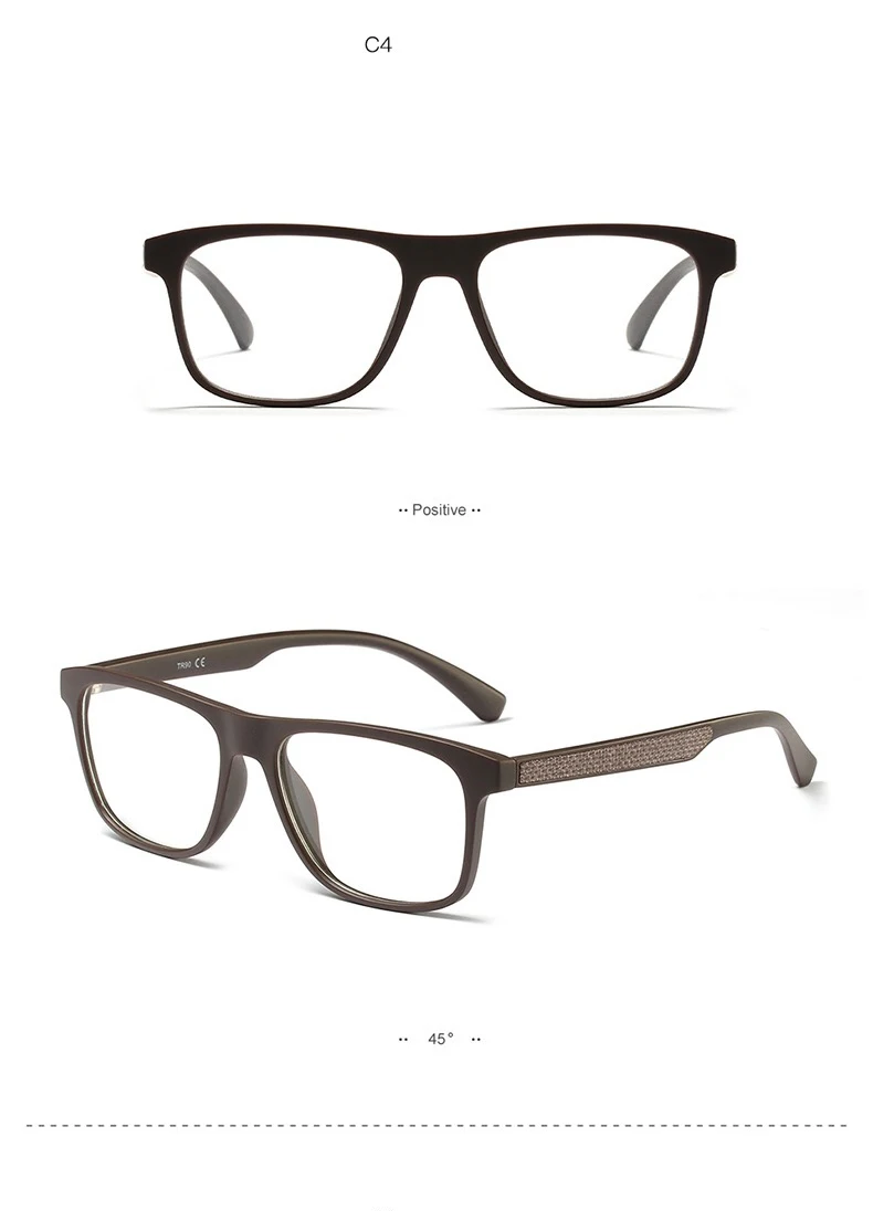 Площадь тяньаньмэнь Винтаж TR90 модные очки для чтения Для женщин прозрачные линзы трендовые очки 50+, защита от ультрафиолета, 100+ 150+ 200+ 250+ 300+ 350+ 400 CY291 - Цвет оправы: C4