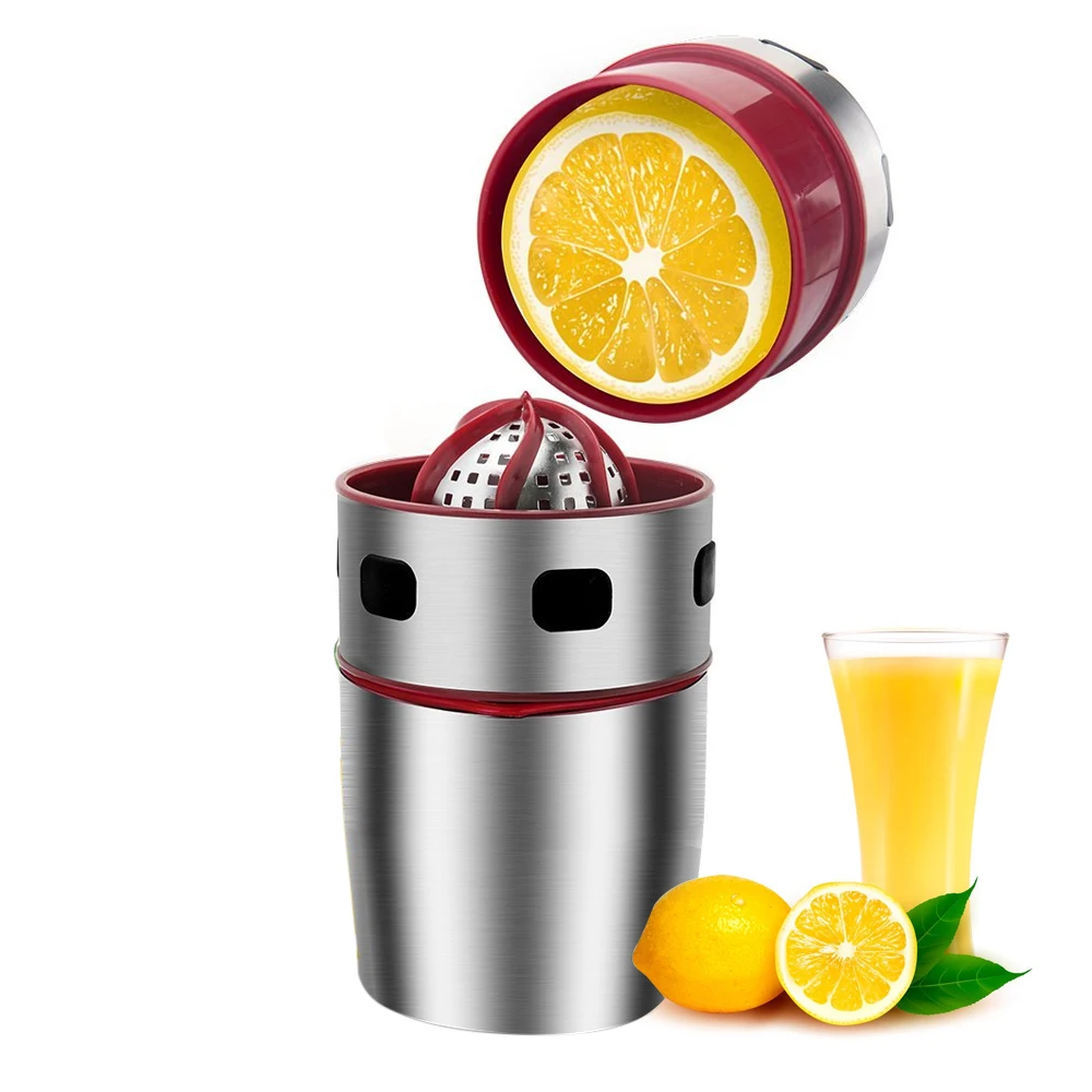manuelle kleine Edelstahl Zitrus Zitrone Orange Bohrer Saftpresse