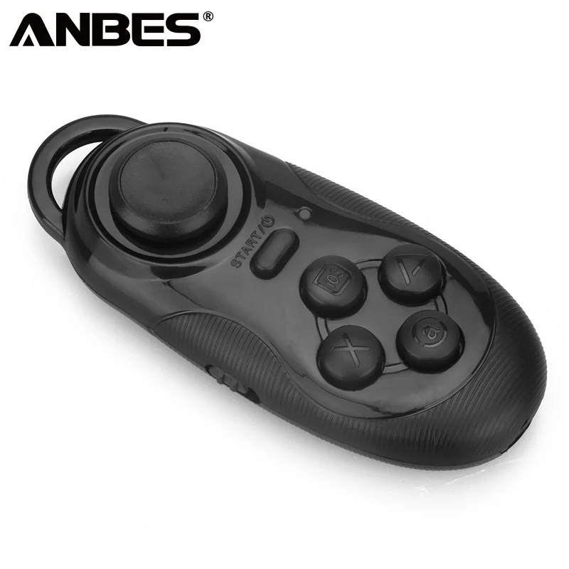ANBES Bluetooth Universal Smart Remote Control Mini font b Gamepad b font PC Joystick Selfie Shutter