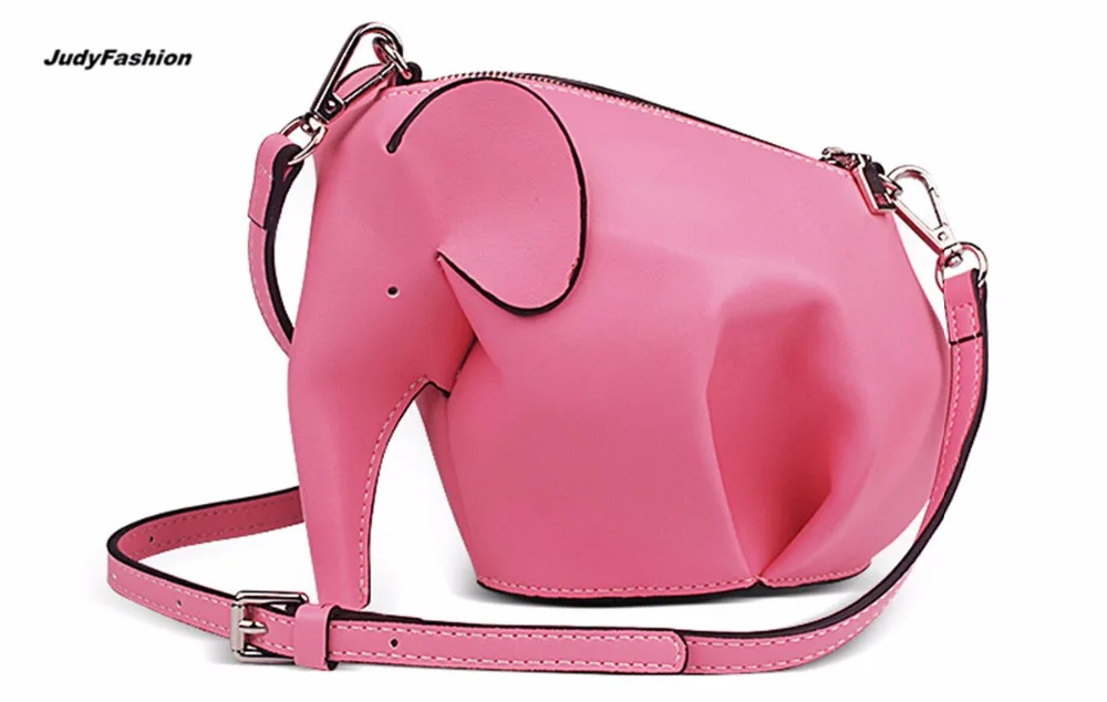 JudyFashion 2017 Animal Bag Women Real Leather/Genuine Leather One Shoulder Bag Cute purses Lady Clutch Factory sell Bolas