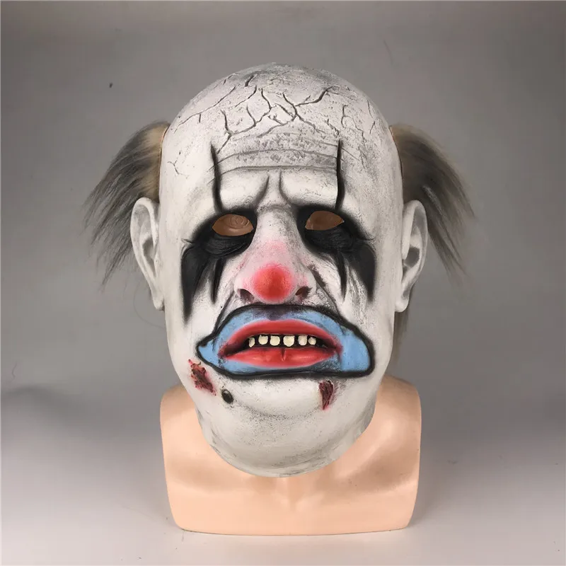 

2019 Dead by Daylight Butcher Clown Cosplay Latex Mask The Trapper Horror Punk Halloween Prop Scary Mask Costume