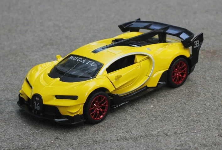 Масштаб 1/32 Bugatti Sprots автомобиль отличительная модель сплава металла литой автомобиль игрушки