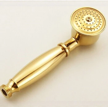 

High Quality Brass Classical Telephone Style gold Hand Held Shower Head Water Saving hand shower Handheld Sprayer Shower