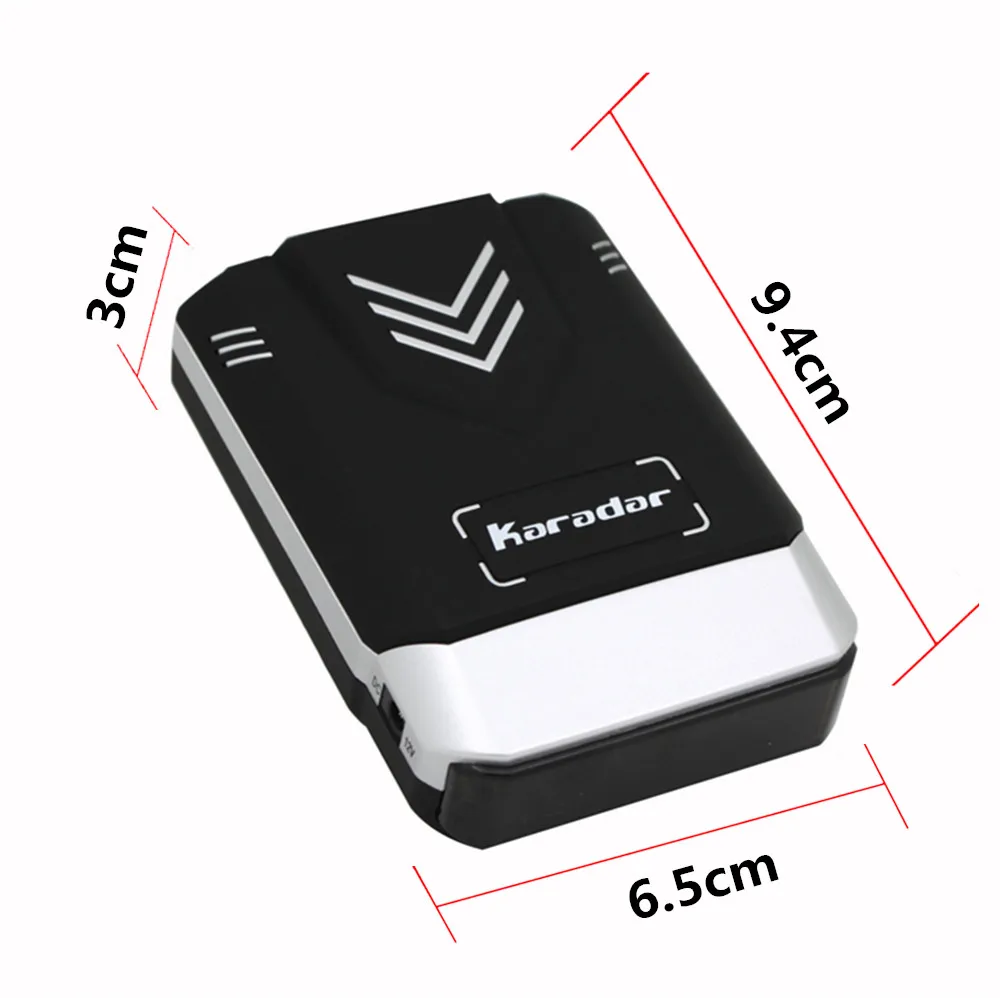 Update Karadar GPS Car-detector 2018 anti car detector radar car styling full band detection laser strelka radar detector
