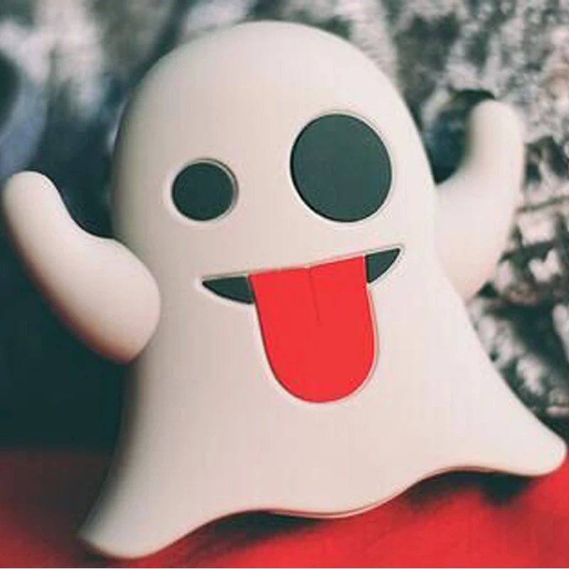 GOESTIME Mini Cartoon Ghost Emoji Power Bank 2600mAh Powerbank External