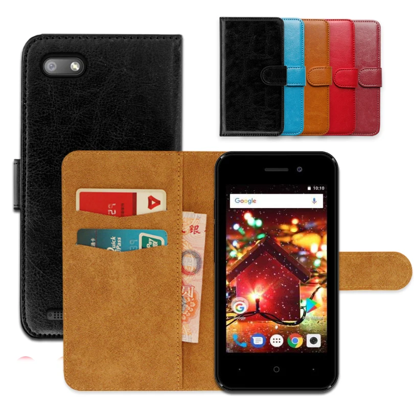 

Luxury PU Leather Exclusive Slip-resistant Flip wallet case for Digma HIT Q401 3G Ultra-thin Phone Cover,book case