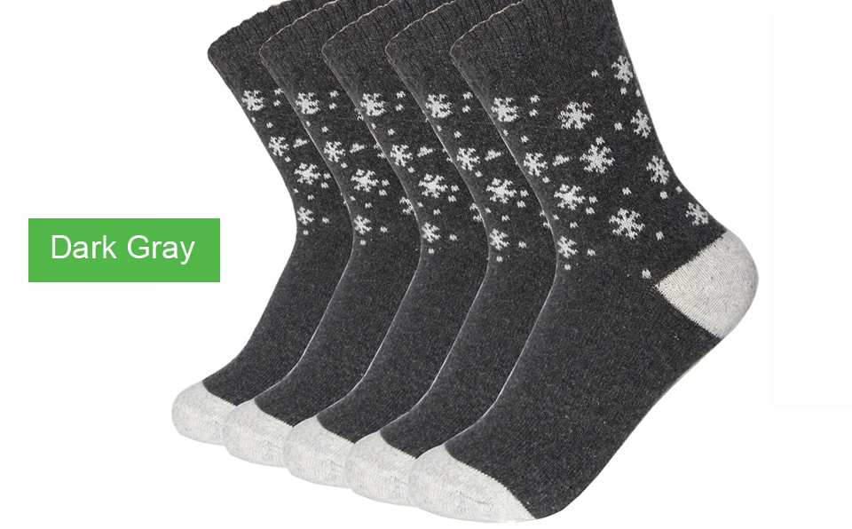Шерсть кролика Материал 5 пара/лот Для женщин теплые носки осень-зима удобные женские прекрасный сладкий Снежинка Meias носки