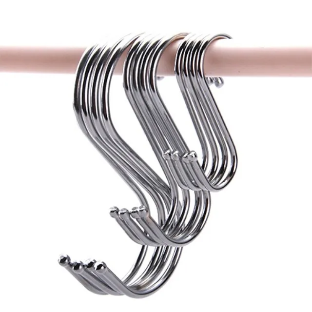 5pcs S Shape Hooks Home Bathroom Clothing Towel Kitchen Plant Pot 5pcs S Shape Hooks Home Bathroom Clothing Towel Kitchen Plant Pot Hanging Hook Garden