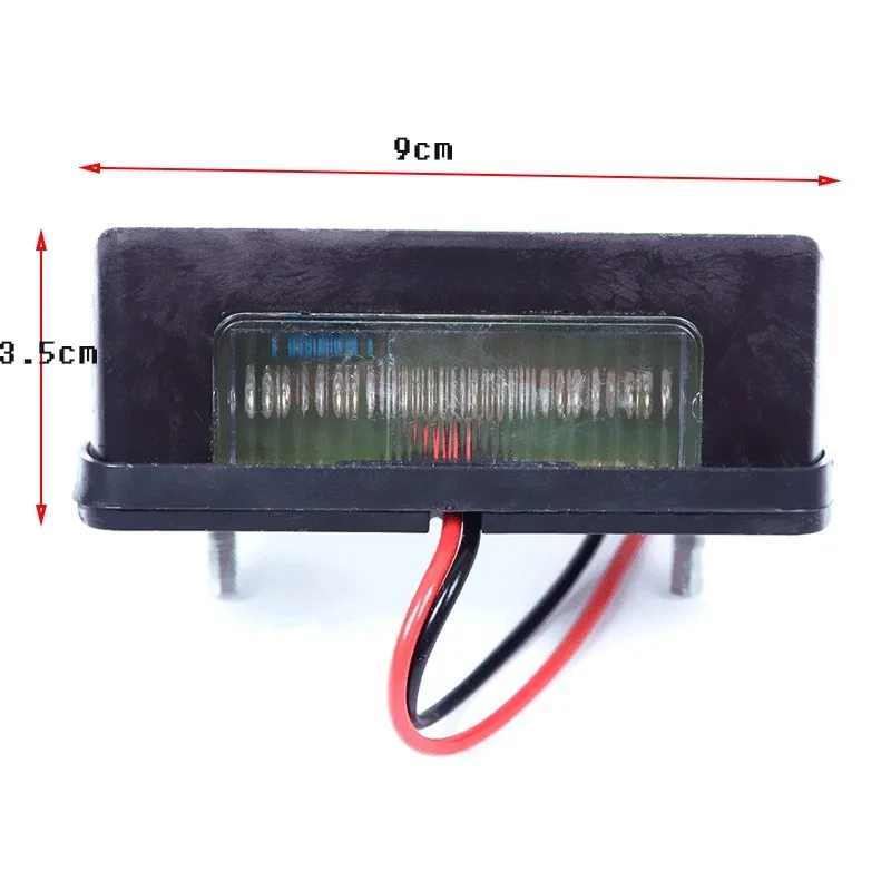 Практичный 12V светодиодный номер номерного знака светильник задний фонарь грузовика прицепа автобуса,#63588