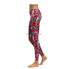 PINK HAIRDRESSER LEGGINGS 3D Print Compression Pants 2017 New Women Pants Fashion Straight Elastic Waistband