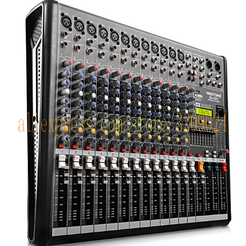 Professional Digital Mixer 12 channels with USB